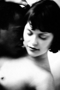 Nude Woman Getting a Kiss from Her Lover ca. 1990-1999